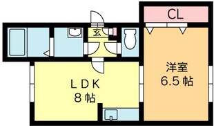 西１８丁目駅 徒歩10分 1階の物件間取画像